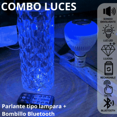 PARLANTE BLUETOOTH TIPO LAMPARA + BOMBILLO BLUETOOTH PARLANTE BLUETOOTH TIPO LAMPARA + BOMBILLO BLUETOOTH